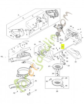 Vis cylind is d5x18 9075-478-4085. Pièce détachée Stihl / Vicking