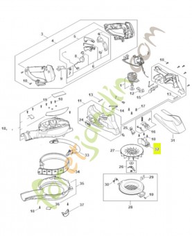 Recouvrement SA02-435-2700 - Pièce détachée Stihl / Vicking
