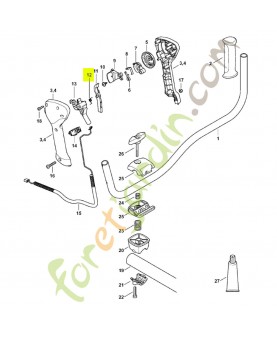 Ressort coude 4128-182-4501. Pièce de rechange Sithl