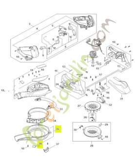 Carter de turbine SA02-700-4101- Pièce détachée Stihl / Vicking