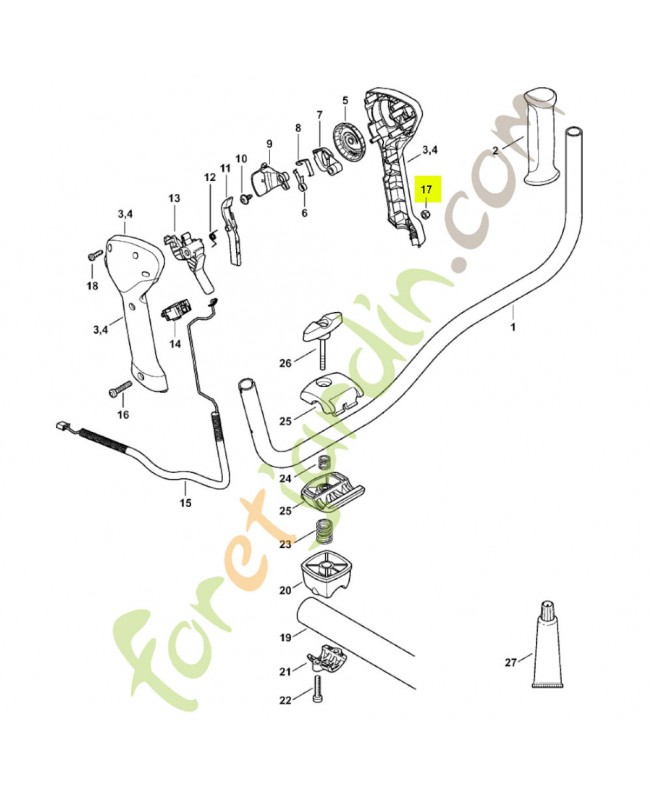 Écrou sécurité vm 5 9214-320-0700. Pièce de rechange Sithl