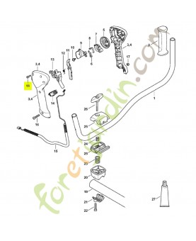 Vis cylindrique IS-P4x16 9074-478-3025. Pièce détachée Stihl