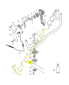 Support 4134-790-7600- Pièce de détachée Sithl