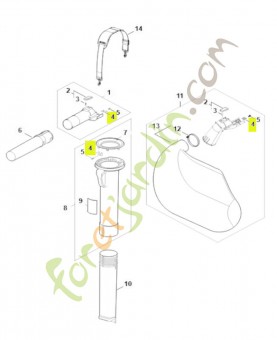 Languette enfichable SA02-431-2100 - Pièce détachée Stihl / Vicking