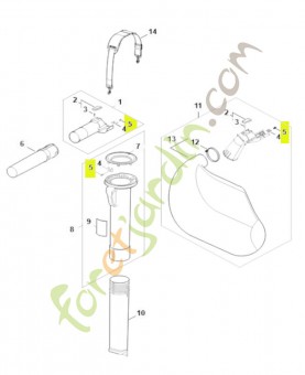 Vis is-p 4x16 9074-477-3025. Pièce détachée Stihl