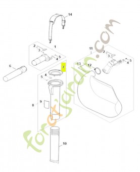 Recouvrement SA02-706-0700- Pièce détachée Stihl / Vicking