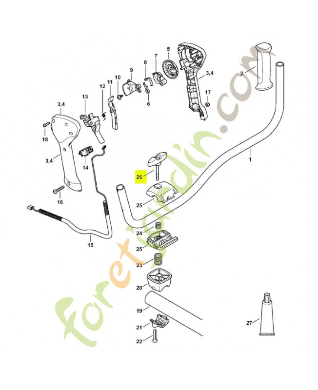 Vis a garrot 4128-790-7501- Pièce de détachée Sithl