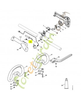 Ressort coude 4128-182-4501. Pièce de rechange Sithl