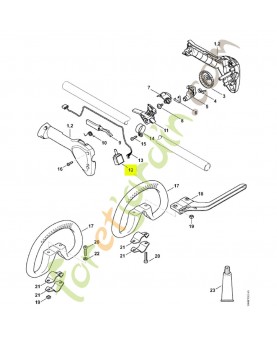Commutateur 4863-430-0501. Pièce détachée Stihl