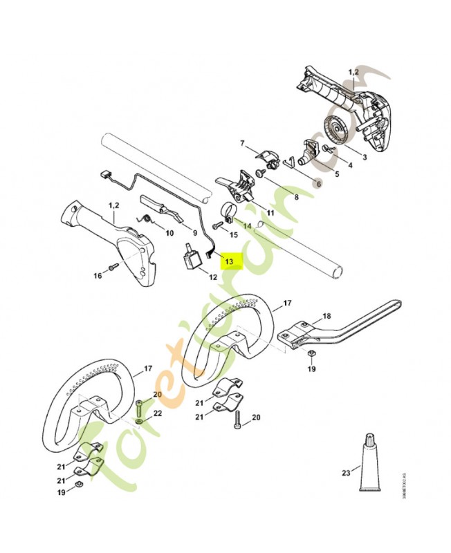 Faisceau de cables 4863-440-3020- Pièce détachée Stihl