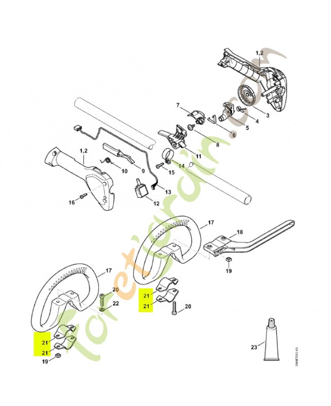 Bride de fixation 4123-791-7400- Pièce de détachée Sithl