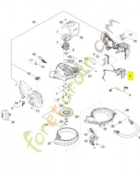 Module électronique SA07-430-1400- Pièce détachée Stihl / Vicking