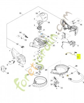 Faisceau de câbles SA07-430-2204- Pièce détachée Stihl / Vicking