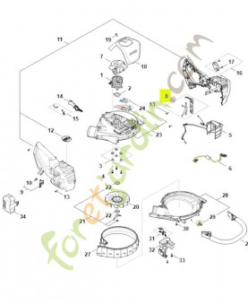 Supports SA07-790-5400- Pièce détachée Stihl / Vicking