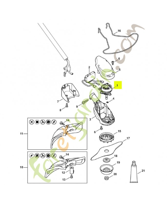 Moteur electrique fsa 90 4863-600-0201 - Pièce détachée Stihl