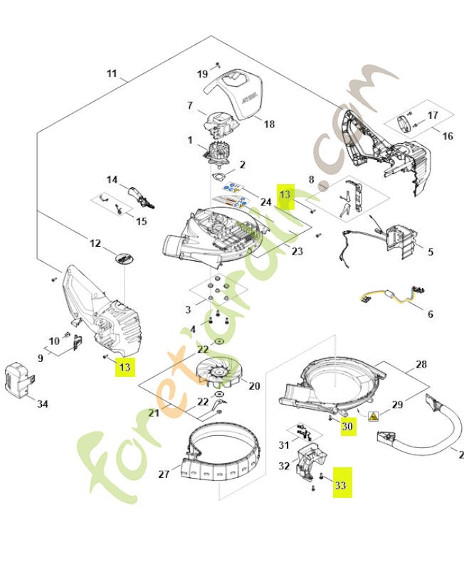 Vis is-p 4x16 stihl réf : 9074-477-3025