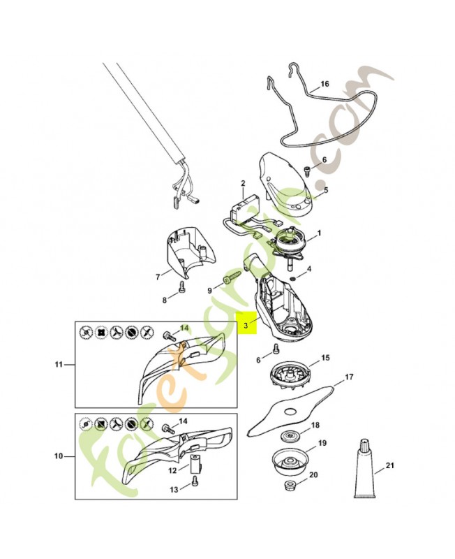 Carter moteur 4863-602-1200- Pièce détachée Stihl