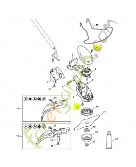 Vis à tête fraisée a5x12 9076-478-4106- Pièce détachée Stihl