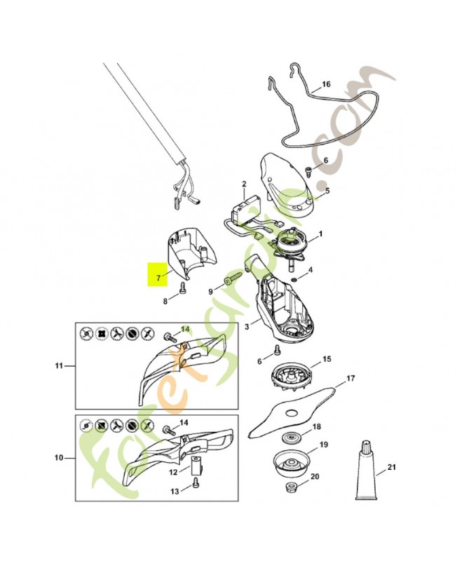 Recouvrement 4863-602-0400- Pièce détachée Stihl