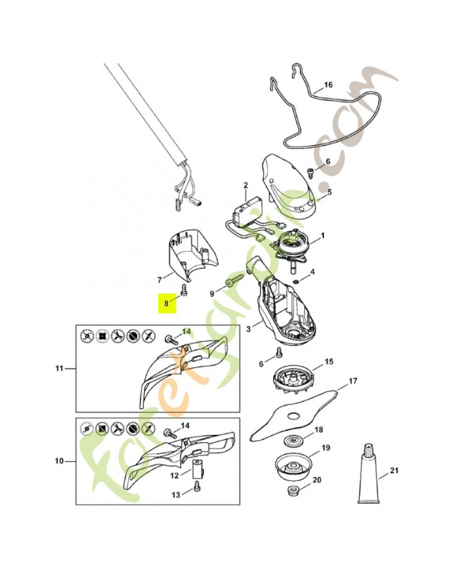 Vis cylindrique is-p5x20 9074-477-4135- Pièce de détachée Sithl