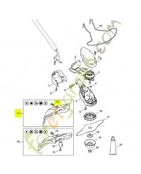 Capot protecteur outil metal 4863-710-8100- Pièce de détachée Sithl