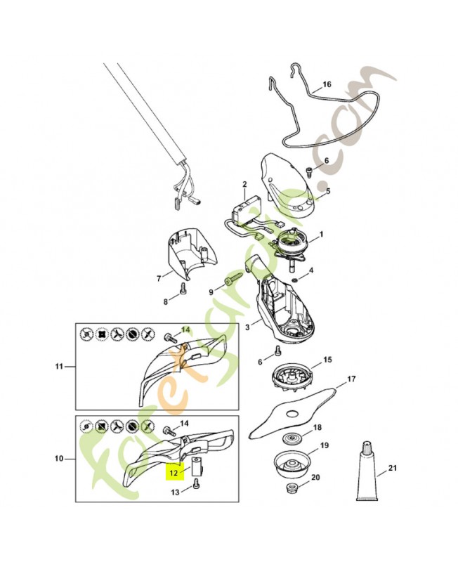 Couteau 4133-713-4110- Pièce de détachée Sithl