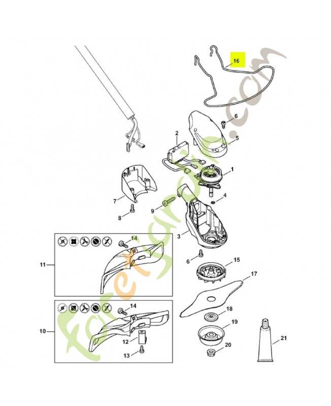 Etrier 4863 713 3400 - Pièce détachée Stihl