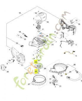 Rondelle 4229-704-7900. Pièce de rechange Sithl / Vicking