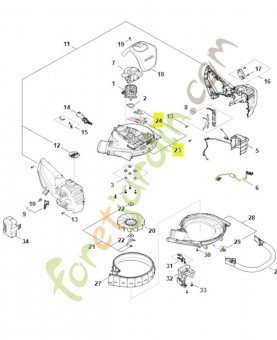Carter de turbine SA07-700-4100. Pièce de rechange Sithl / Vicking