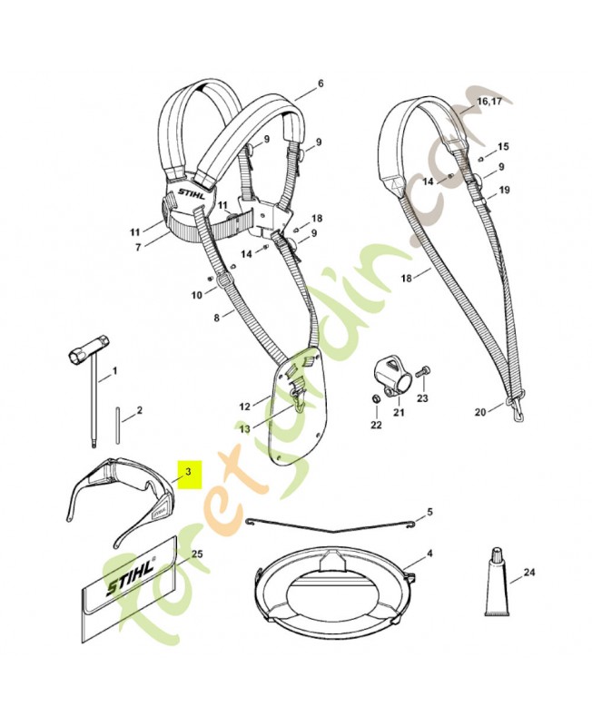 Lunettes de protection STANDARD STIHL 0000-884-0367
