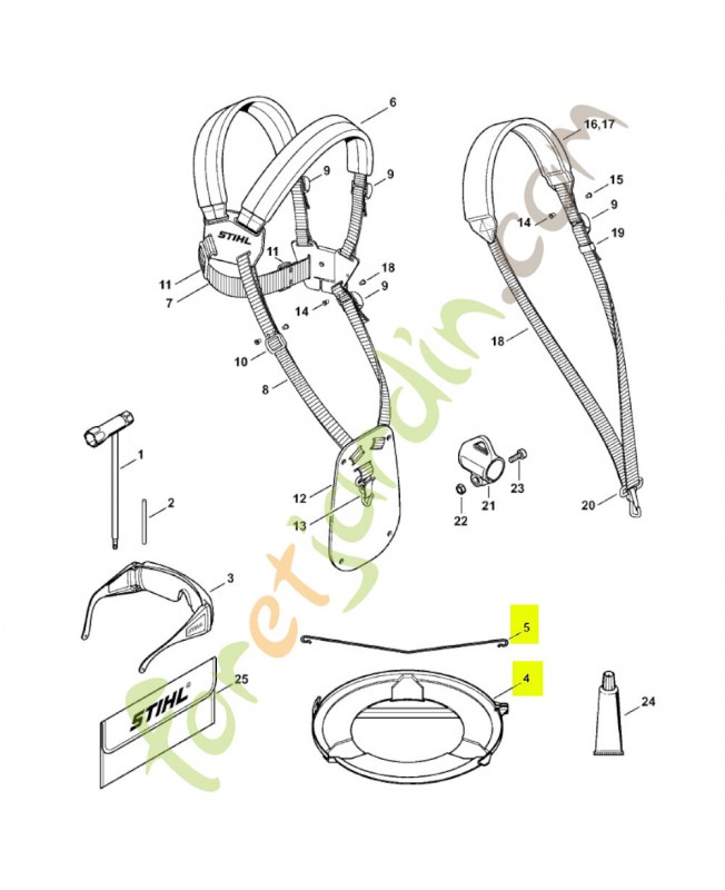 Protecteur transport d 255 4119-790-3906- Pièce de détachée Sithl