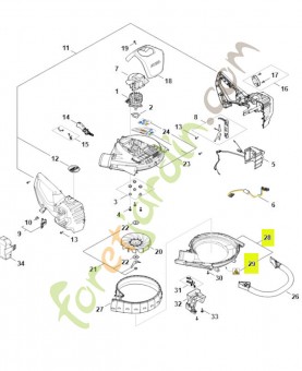 Carter de turbine SA07-700-4103- Pièce détachée Stihl / Vicking