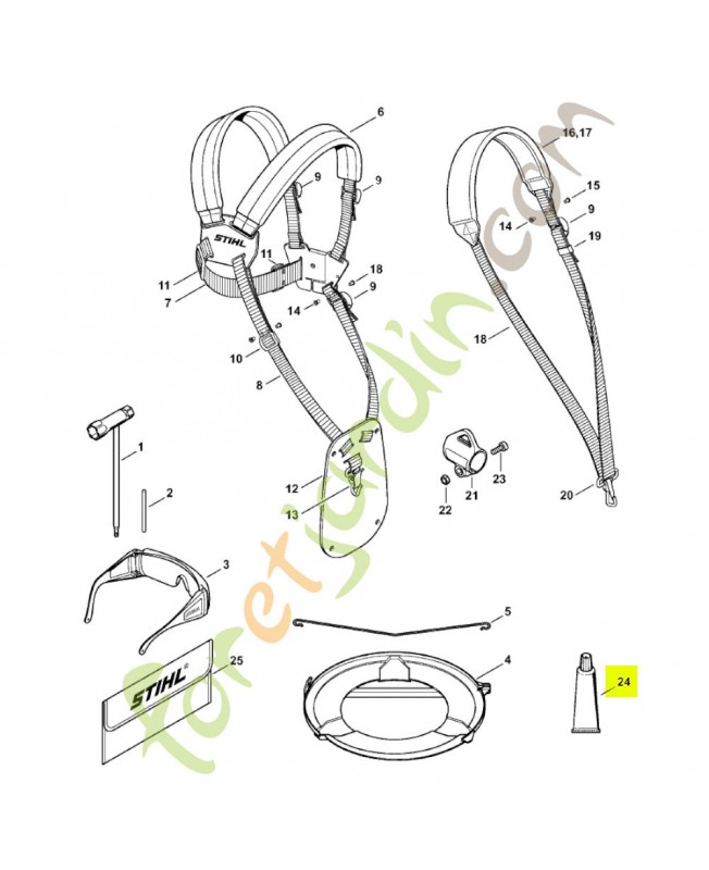Tube de graisse MULTILUB STIHL