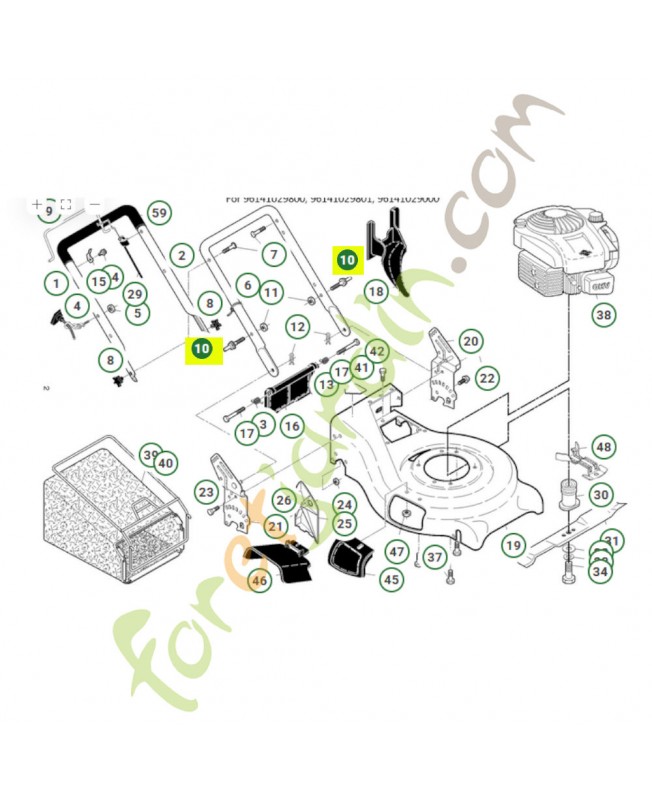Boulon de reglage 532188821 - Pièce de détachée Husqvarna