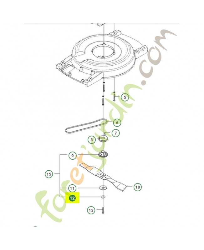 Rondelle 295688501- Pièce de détachée Husqvarna