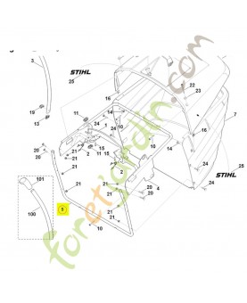 Etrier 6160-763-0410- Pièce de détachée Sithl / Vicking