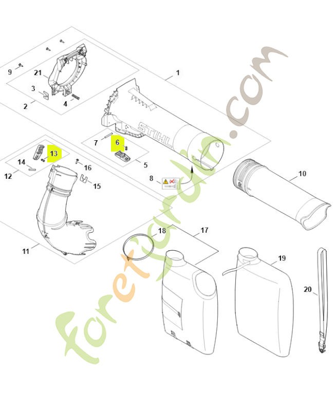 Ressort de pression 0000-997-3806 - Pièce détachée Stihl / Vicking