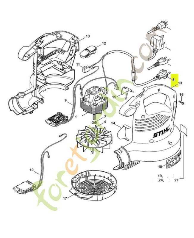 Faisceau de câbles 4811-440-3005- Pièce de détachée Sithl / Vicking