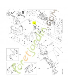 Module électronique FA05-430-1400- Pièce détachée Stihl