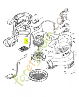 Faisceau de câbles 4811-440-3026- Pièce détachée Stihl / Vicking