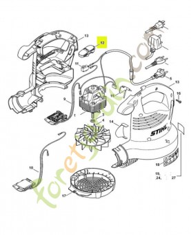 Curseur 4811-432-2000. Pièce de rechange Sithl / Vicking