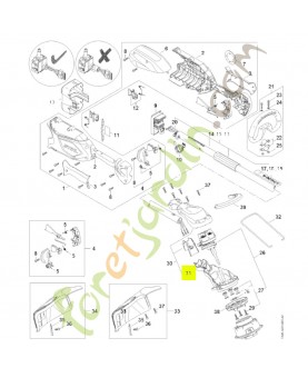 Carter moteur FA05-602-1200- Pièce détachée Stihl