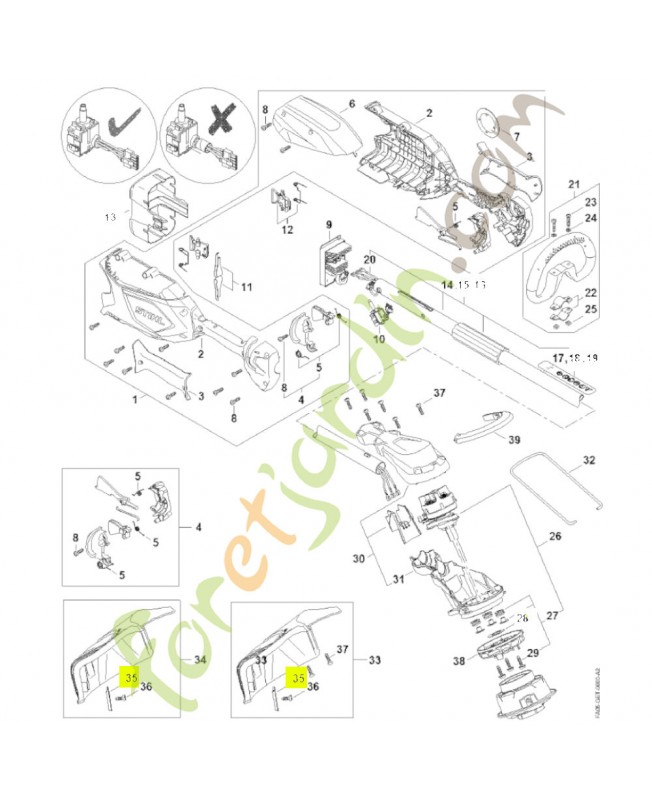 Couteau 4130-713-4100 - Pièce de détachée Sithl