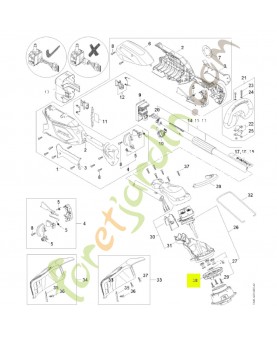 Ventilateur FA05-600-3200- Pièce détachée Stihl