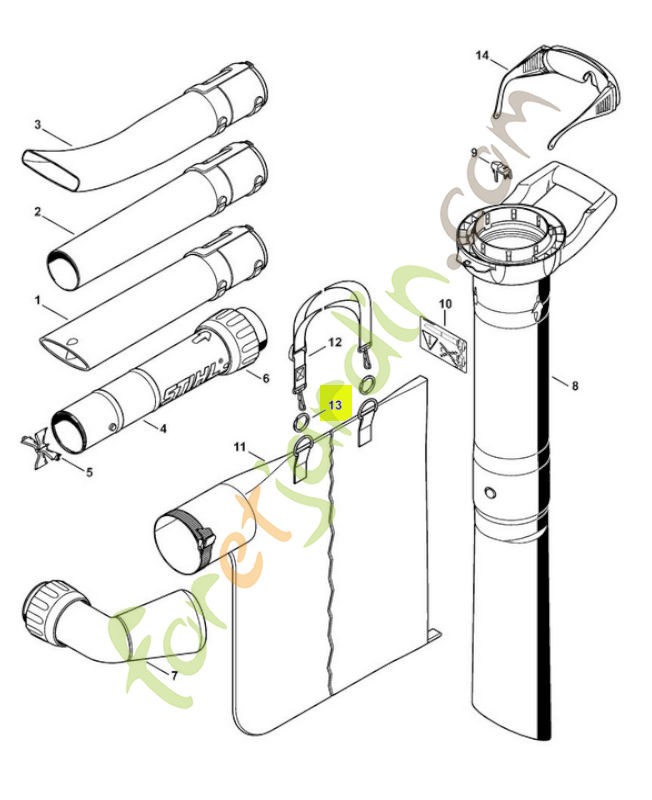 Anneau 0000-791-8400 - Pièce détachée Stihl / Vicking