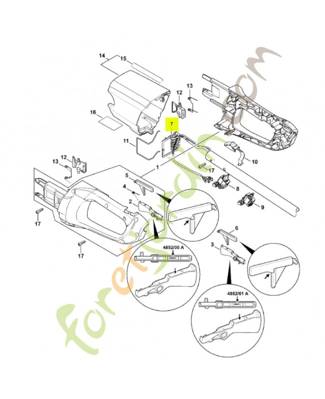 Faisceau de cables fsa 85 4852-440-3001- Pièce de détachée Sithl