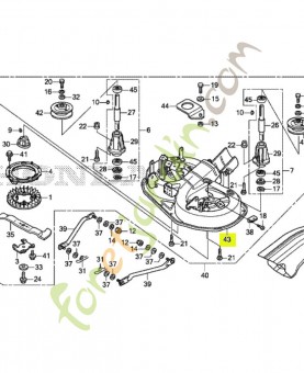 Boite comp. taille (92cm) 80697-VK1-013  - Réf. Honda 80697VK1013