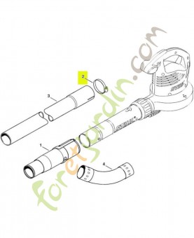 Collier de serrage 4227-700-7105- Pièce détachée Stihl / Vicking