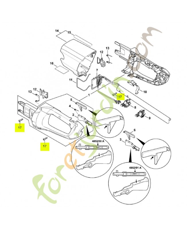 Vis cylindrique 9074-477-4132. Pièce de rechange Sithl