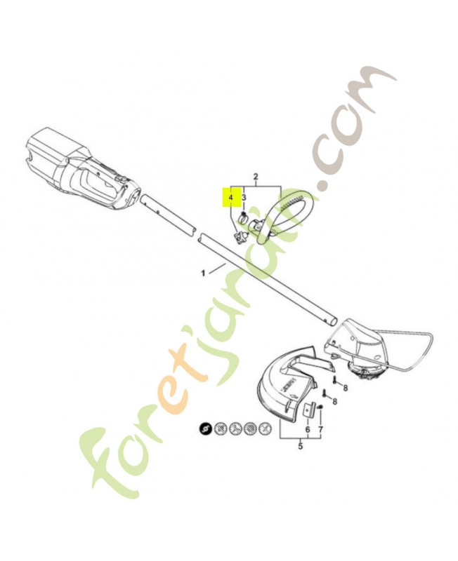 Vis a ailettes 4144-710-9300- Pièce de détachée Sithl